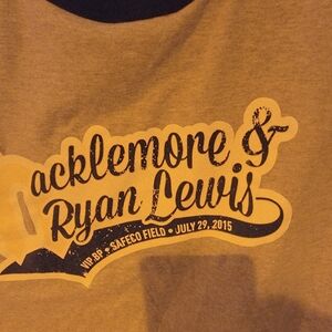 T-shirt From special VIP batting practice with Macklemore And Ryan Lewis